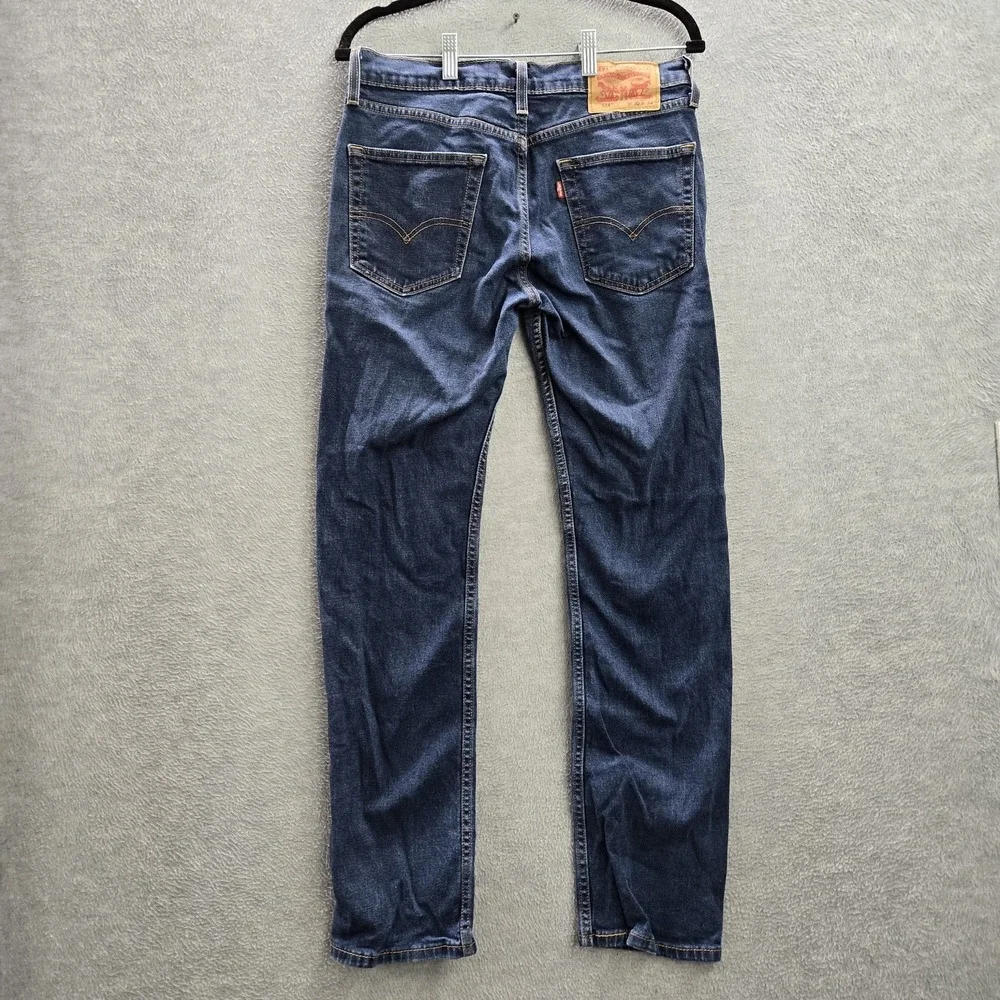 Levi's‎ 514 Men Jeans 30X32 Blue Denim Straight Fit Logo 29